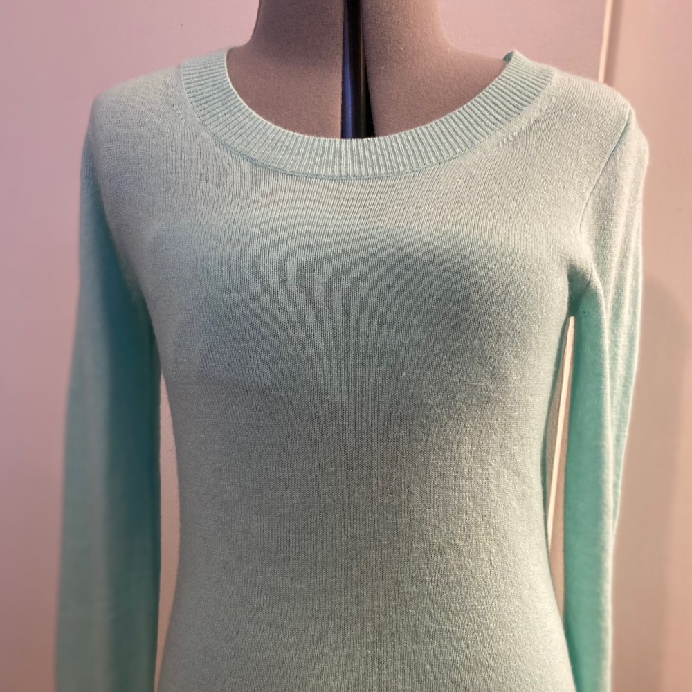 JCrew Slim-Fit Crewneck 100% Cashmere Sweater xxs